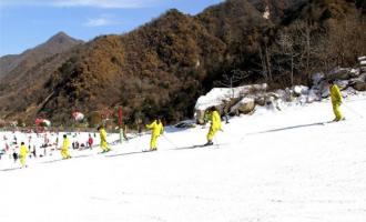 陕西西安沣峪高山滑雪场