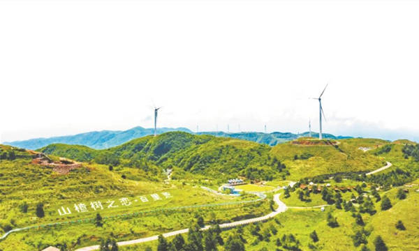 冬可滑雪，春可登山的百里荒景区