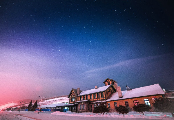 内蒙古冰雪美景，宛如童话