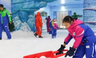 室内冰雪乐园分为哪几个功能区域？